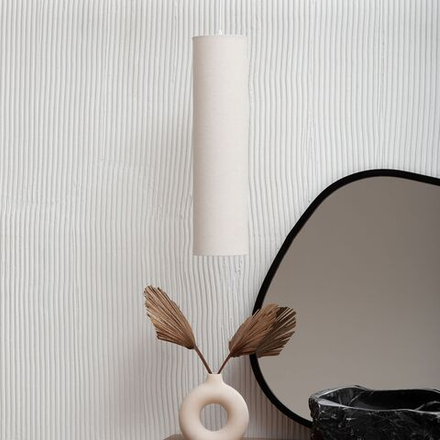 Светильник потолочный подвесной, абажур потолочный, цвет Бежевый E27