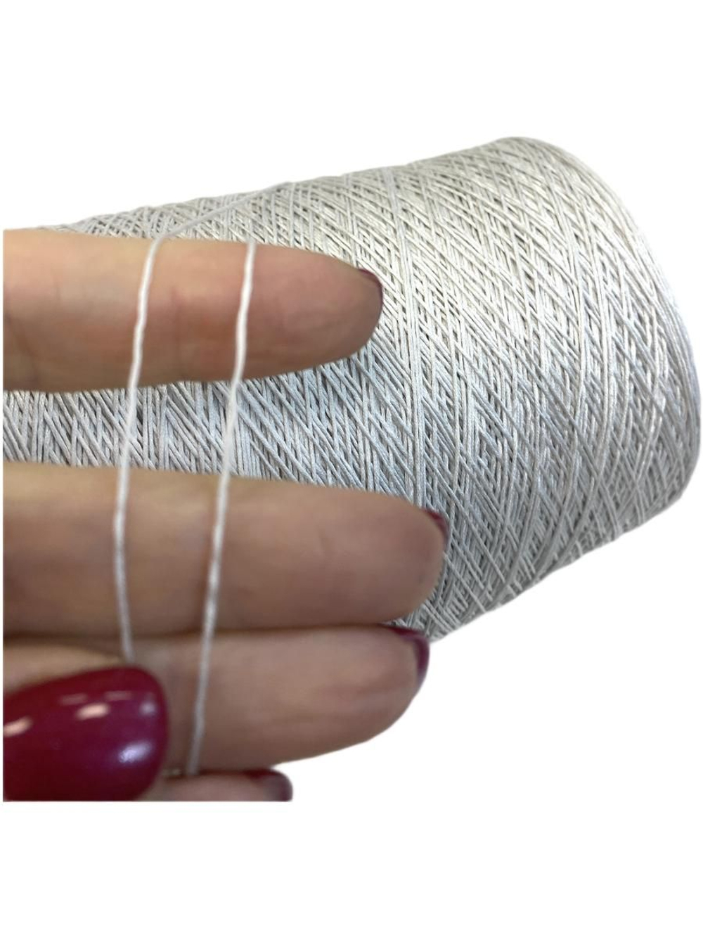 Пряжа на бобине (Италия) 100% мерсеризованный хлопок 100г-700м 350г