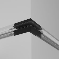 Коннектор внешний   встраиваемый под ГКЛ 12,5мм, черный Maytoni TRA034CO-42.12B