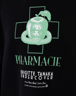 UNDERCOVER x BRIGITTE TANAKA ТОЛСТОВКА ЧЕРНАЯ PHARMACIE