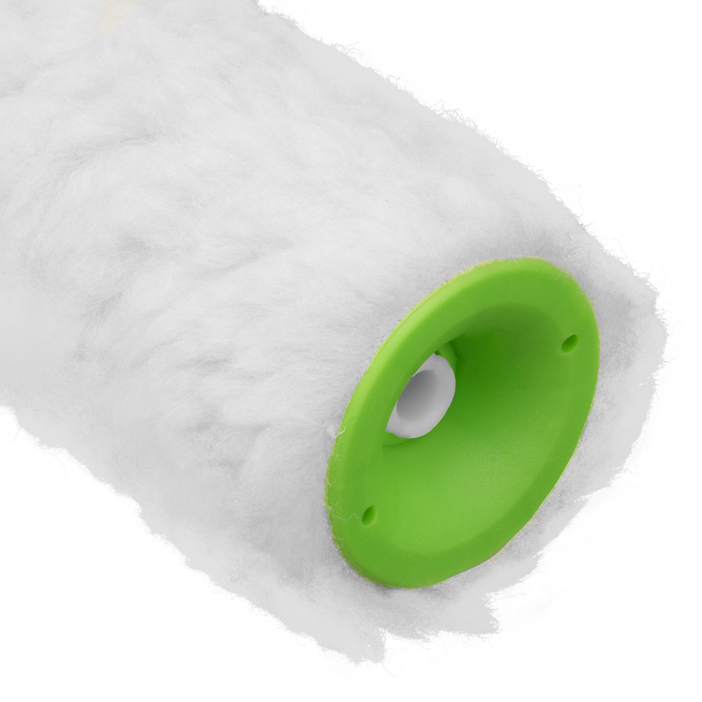 Валик сменный с натуральным мехом, 100 мм, ворс 12 мм, D 48 мм, D ручки 6 мм, Сибртех 80126