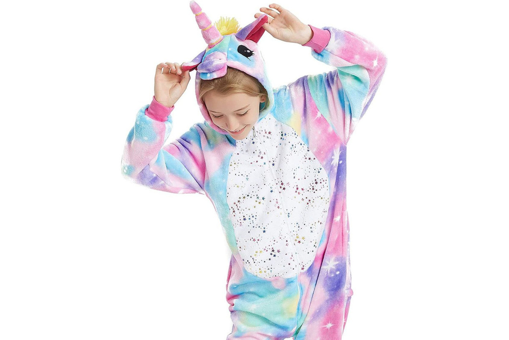 Кигуруми для детей Funfur Единорог Мерцающий S