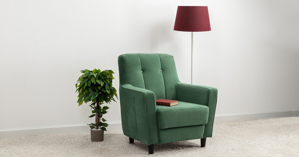 Арно Кресло для отдыха (Арт. ТК 566 Лаки 20 (хвойный зеленый)