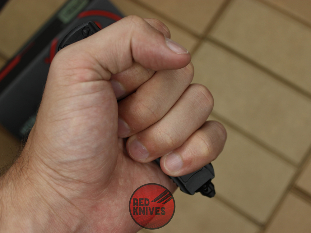 Нож Microtech UTX-85 Stepside H/E , клинок хелхаунд RK-346