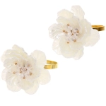 Набор колец для салфеток 2шт «Перламутровая фантазия`»