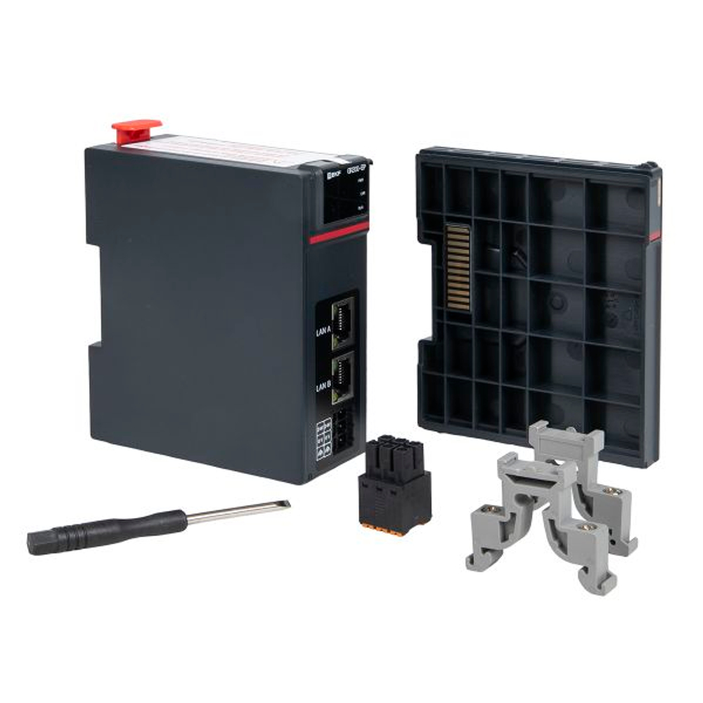 Модуль сетевой удалённого расширения ввода и вывода EtherNET IP GR200-EIP D-CARD EKF