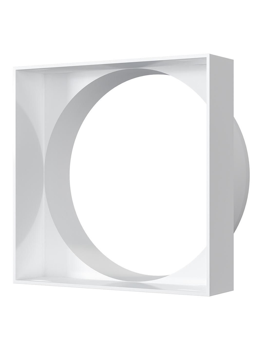 Переходник КВ D100 100x100 пластик ERA