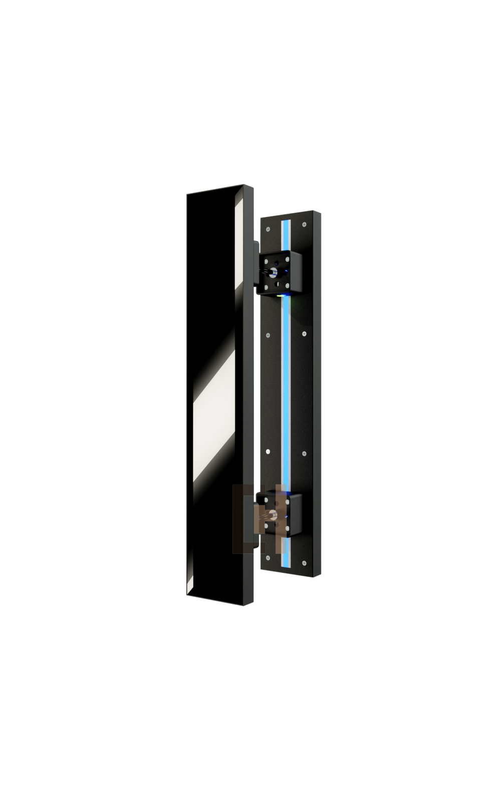 Арт. 125х35 Glass Facet Premium Black, L-700 мм