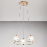 737033 Люстра ACRILE G9 3х6W(led) G9 ЗОЛОТО