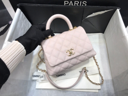Chane1 Coco Handle Bag 19 cm
