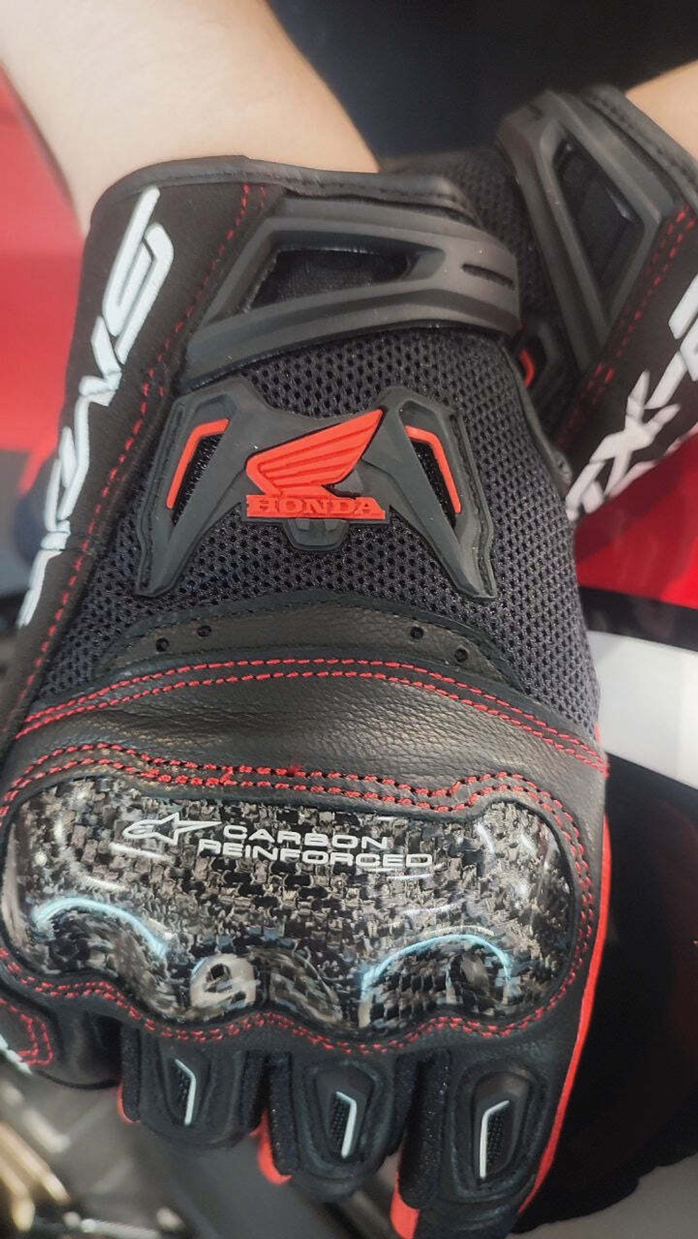 Мотоперчатки ALPINESTARS HONDA SMX-2
