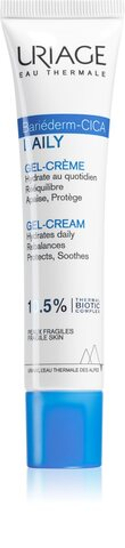 Uriage Bariederm Cica Daily Gel-Cream - увлажняющий крем-гель для ослабленной кожи /   40  ml  / GTIN 3661434011924