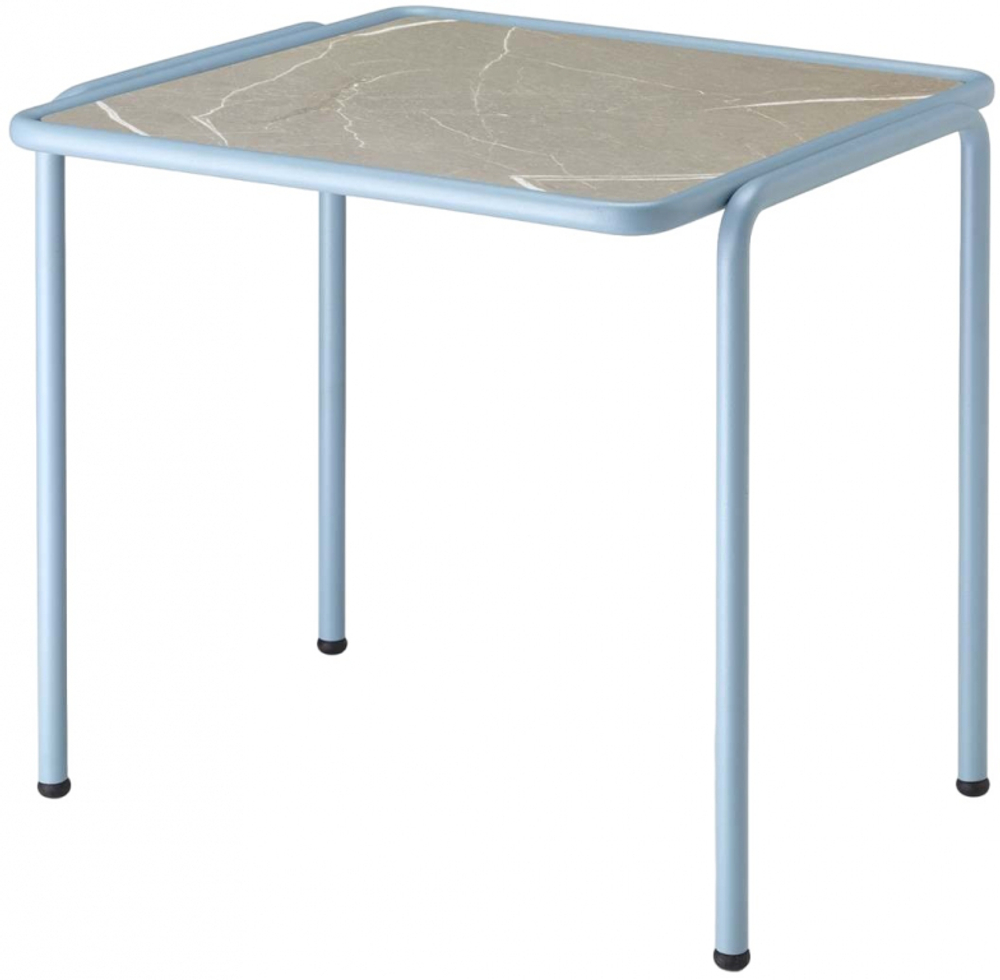 Столик кофейный металлический Scab Design Dress Code, голубой, камень
