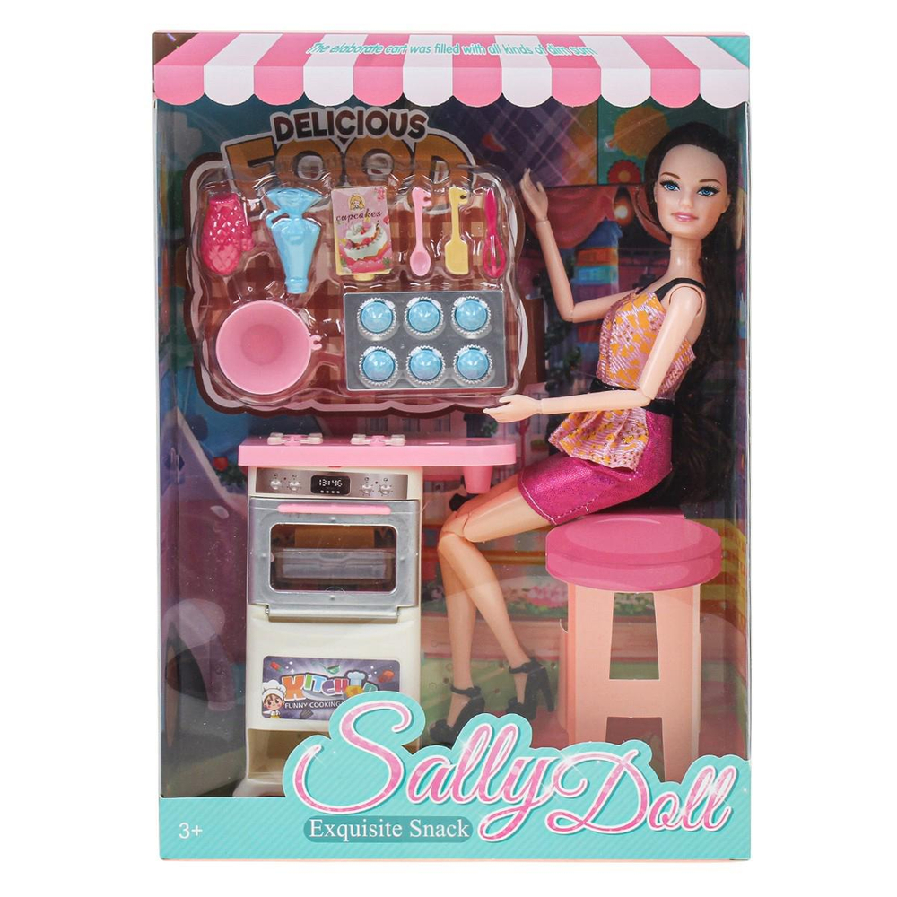 Кукла тип модель, с аксесс. коробка 68112-2