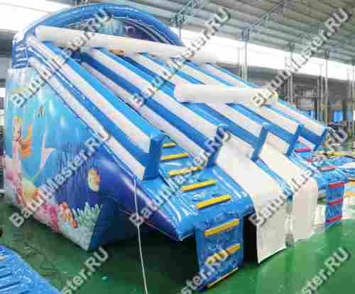 Надувная водная горка для бассейна «Русалочка Бэлла» 7*6*5 м