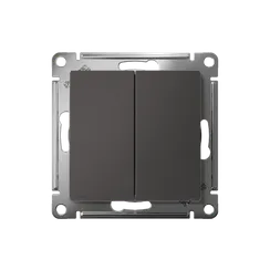 Переключатель 2-кл. AtlasDesign (сх. 6/2) 10AX механизм базальт SE ATN001465