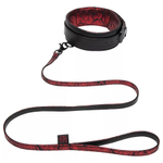 Ошейник с поводком Fifty Shades of Grey Sweet Anticipation Collar with Leash Black-Red