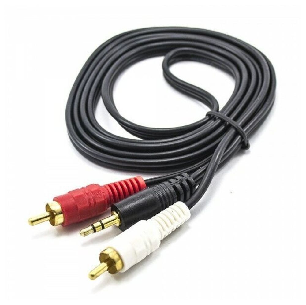 Кабель AUX Jack 3.5мм х 2RCA 1.5 м. ATCOM (AT7397)