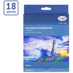 Карандаши акварельные 18 цв. Гамма Лицей + кисть