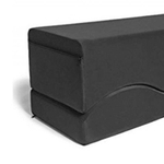 Черная вельветовая подушка для любви Liberator Retail Equus Wave (Цвет: черный)