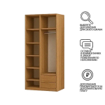 Шкаф-купе Ирада 2 Белый Фасадный 0101  140*50*260