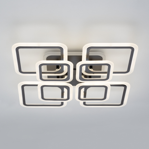 Citilux Марсель Смарт CL232A185E RGB Умная люстра Чёрная