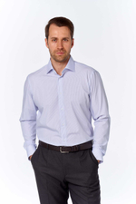 Сорочка мужская ELITA длинный рукав, цвет белый, фактурная ткань 515142 20