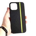 Чехол для iPhone 13 Pro Max, карбоновый , 012465 Красный