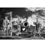 Оловянный солдатик Моряк пушкарь №2 1854-1855 г.г.