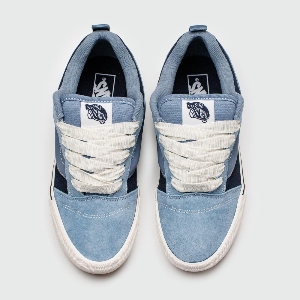 Кеды Vans Knu Skool Light Blue / White Wmns