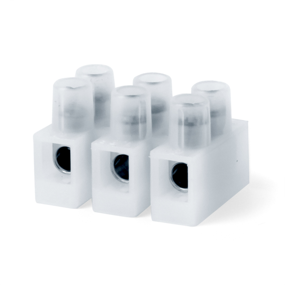 КЛЕММНИК Полиамид 6.6, 3р, 110 град., 450V, 24А, 2,5мм.кв. (р)