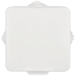 Распаячная коробка ЭРА KOR-65-65-50-4g открытой установки серая 65х65х50мм с гермовводами 4 вх. IP54