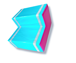 Мягкий модуль гимнастический - "Лестница 2 ступени"