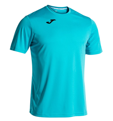Мужская теннисная футболка Joma Combi Short Sleeve - turquoise