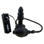 Анальный расширитель The Knight с вибрацией (Цвет: черный)