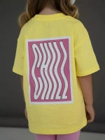 Футболка для девочки с принтом