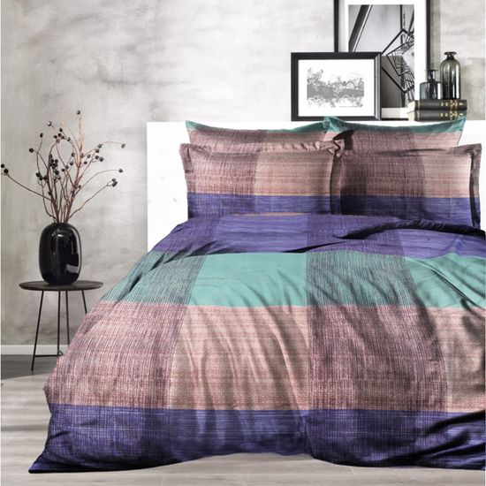 КПБ  Нургуль , 1.5 спальный, 50х70, простыня 140х200х30. DOMTEKC