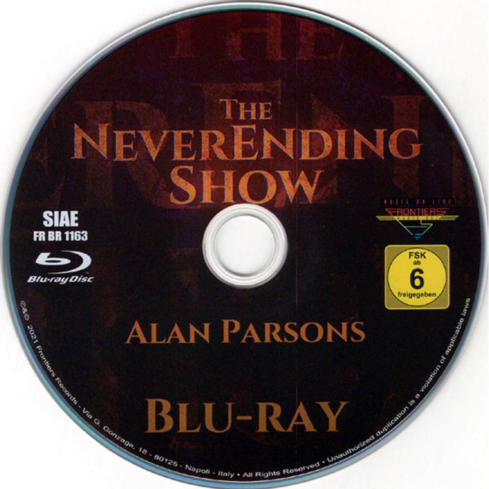 Alan Parsons / The NeverEnding Show — Live In The Netherlands (Blu-ray)