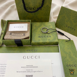 Кольцо Gucci "GG Supreme" узкое