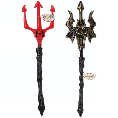 Карнавальный аксессуар "Трезубец", 50 см, в ассорт.