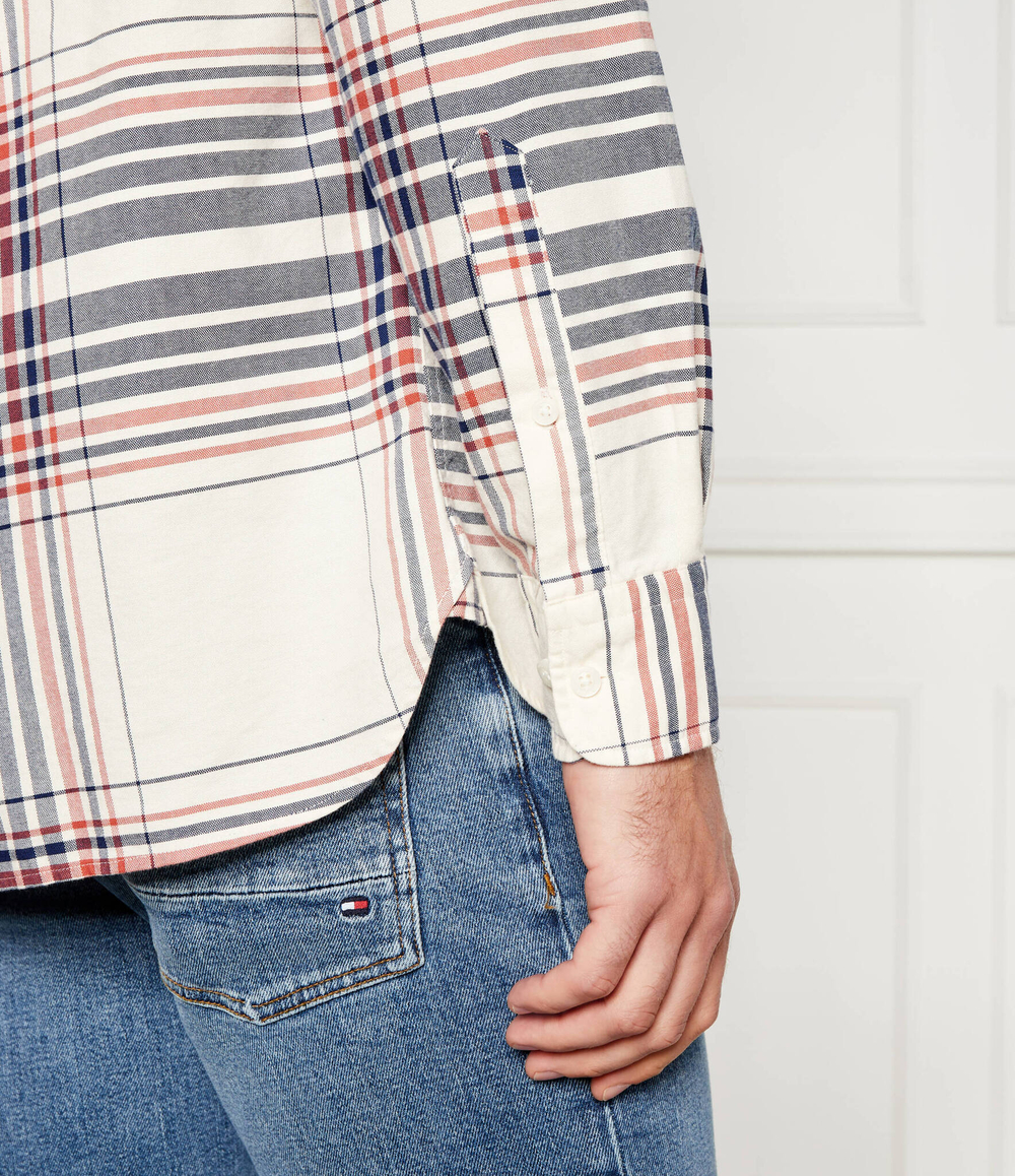 Рубашка OXFORD CHECK Tommy Hilfiger - бежевый(MW0MW35773)