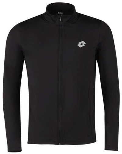 Мужская теннисная кофта Lotto Running Sweat Full Zip - all black