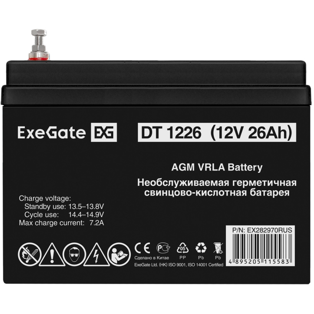 ИБП + батарея ExeGate FineSine SX-3000.LCD.AVR.2SH.T + 4x DT 1226 (26Ач)