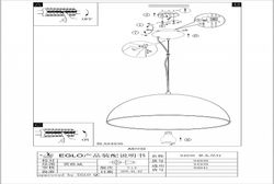 Подвесной светильник Eglo Gaetano 1 94936