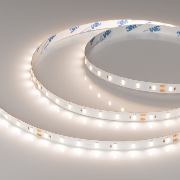 Светодиодная лента Arlight 14,4W/m 64LED/m 5630SMD теплый белый 5M Ultra-C64-10mm 24V Warm3000 037450