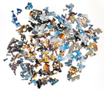 Деревянный пазл, фигурный для детей и взрослых EWA Автомобили БЕЛАЗ 28x28 см