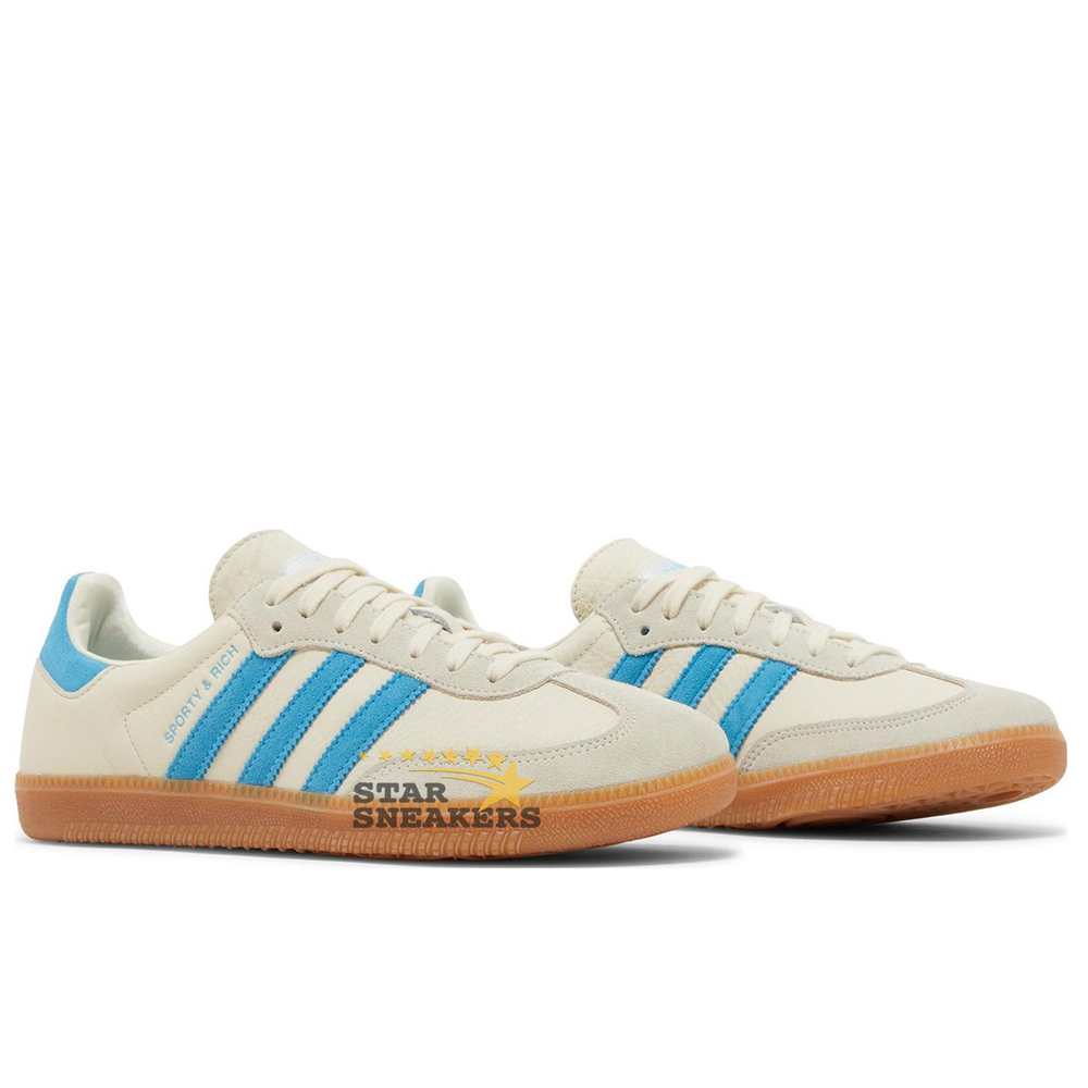 ADIDAS SAMBA x Sporty & Rich "Cream Blue"