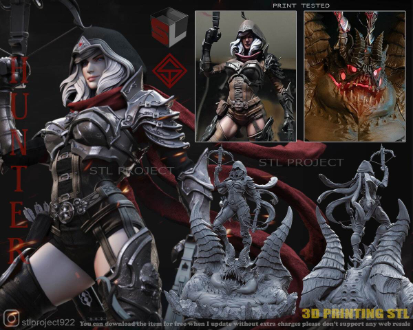 Фигурка Валла диабло демон хантер Valla Diablo Demon Hunter