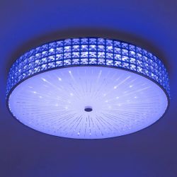 Citilux Портал CL32410G1 LED RGB Люстра хрустальная с пультом Хром