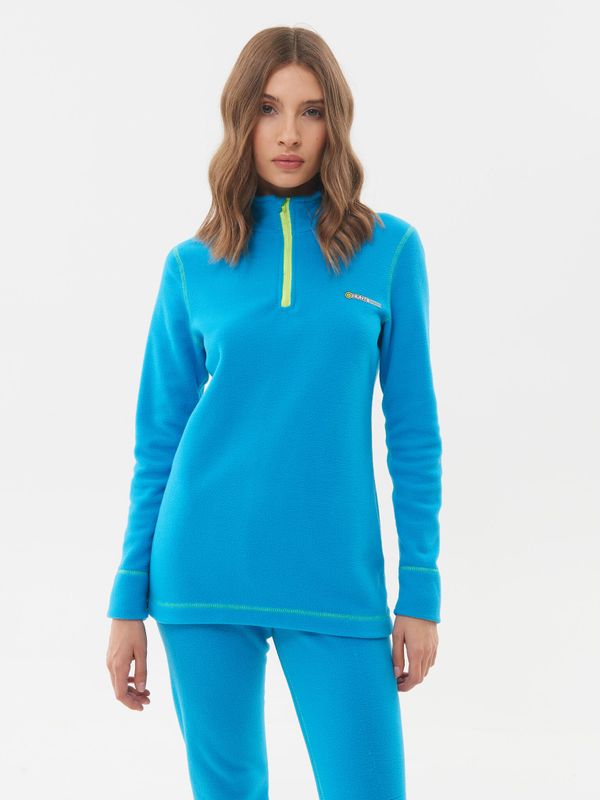 Термобелье женское Thermoline ZIP ткань Флис цвет Голубой